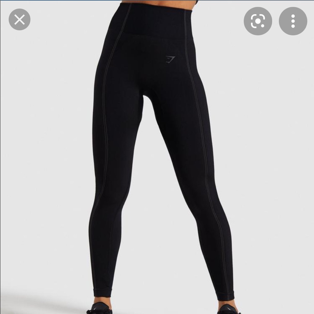Black Ultra Seamless Leggings Size Small